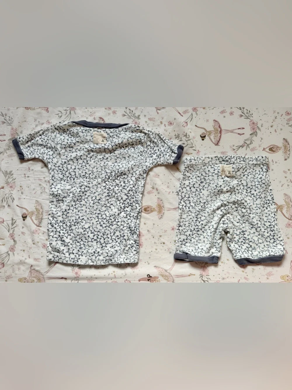 Burt’s Bees Kids 3T Organic Cotton Star Print 2-Piece Pajama Set